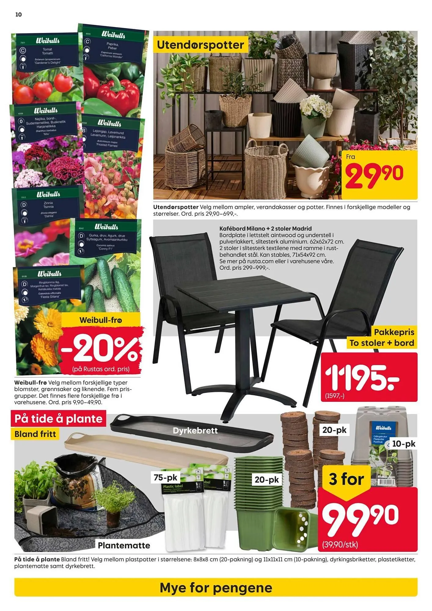 Rusta kundeavis fra 2. mars til 8. mars 2026 - kundeavisside 10