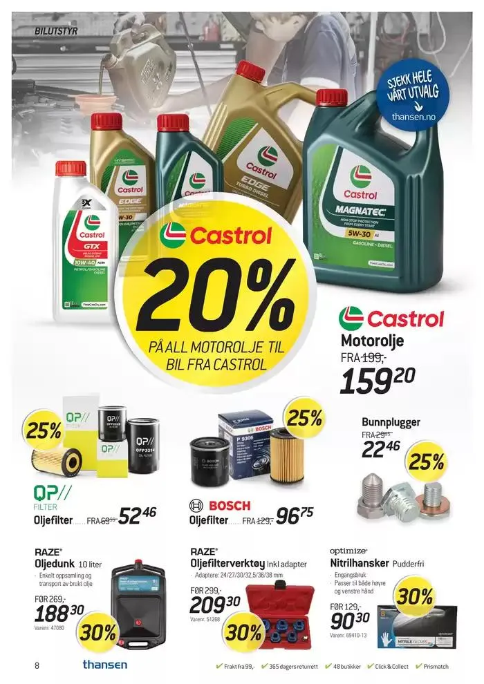 Aktuell kundeavis Thansen fra 26. februar til 25. mars 2025 - kundeavisside 8