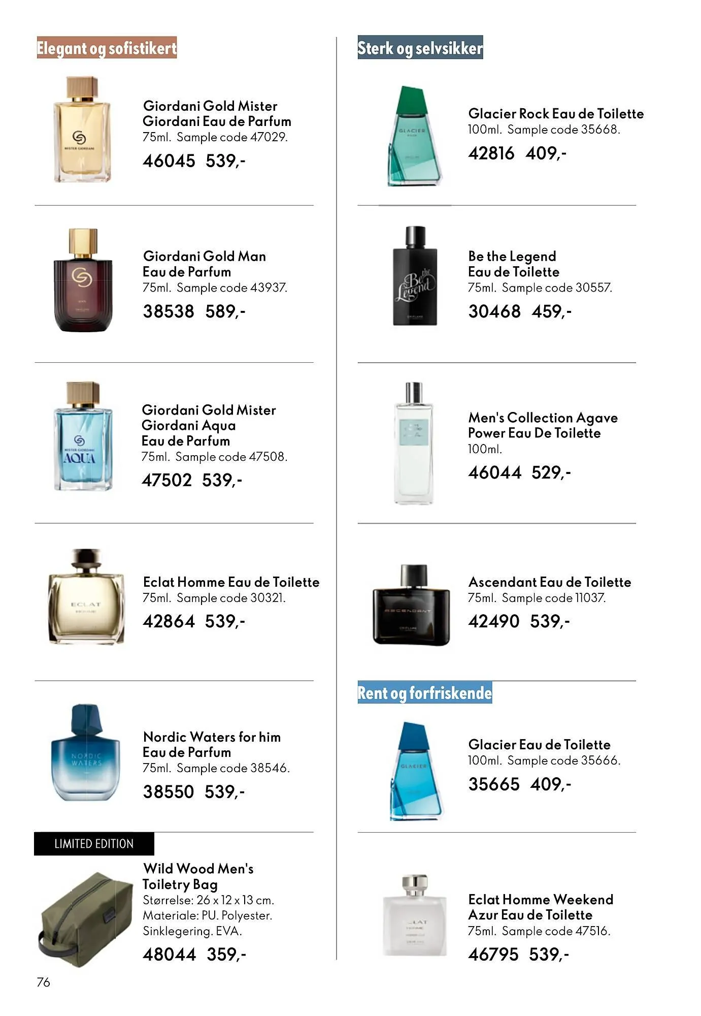 Oriflame katalog fra 1. april til 30. april 2026 - kundeavisside 76