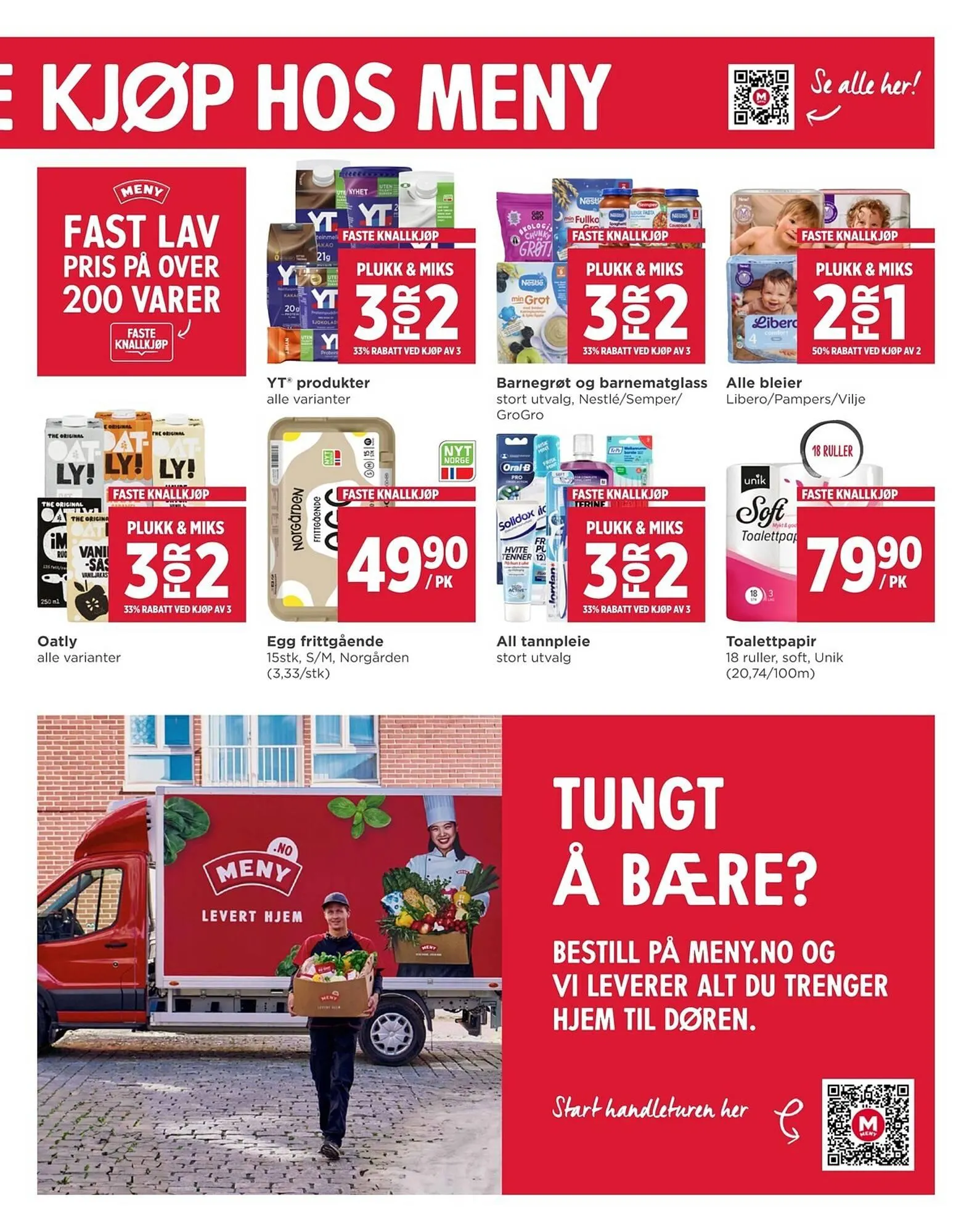 Meny kundeavis fra 6. april til 11. april 2026 - kundeavisside 7