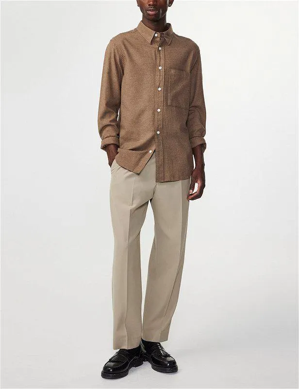 Cohen 5972 Flannel Shirt Shitake