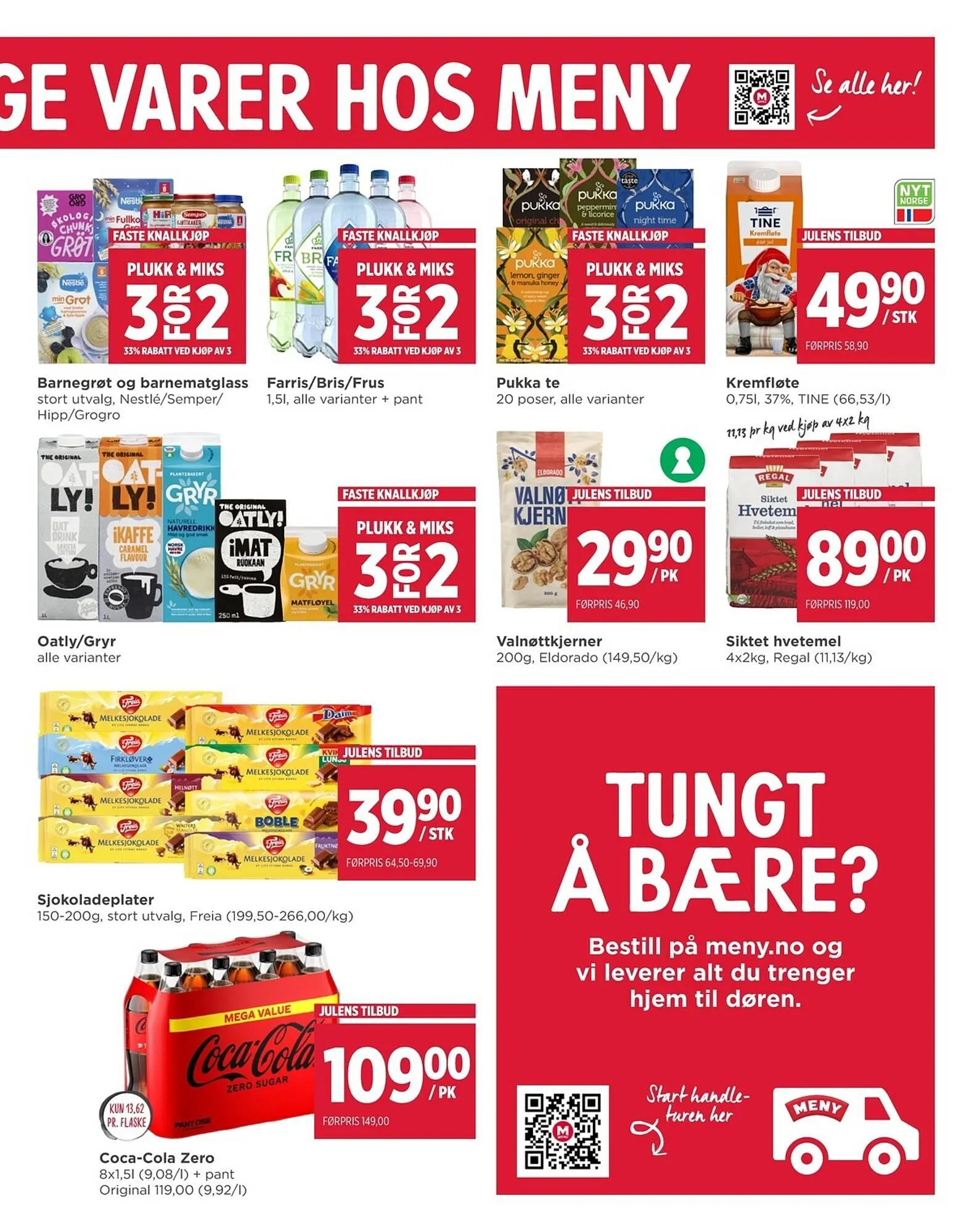 Meny kundeavis fra 7. desember til 13. desember 2025 - kundeavisside 11