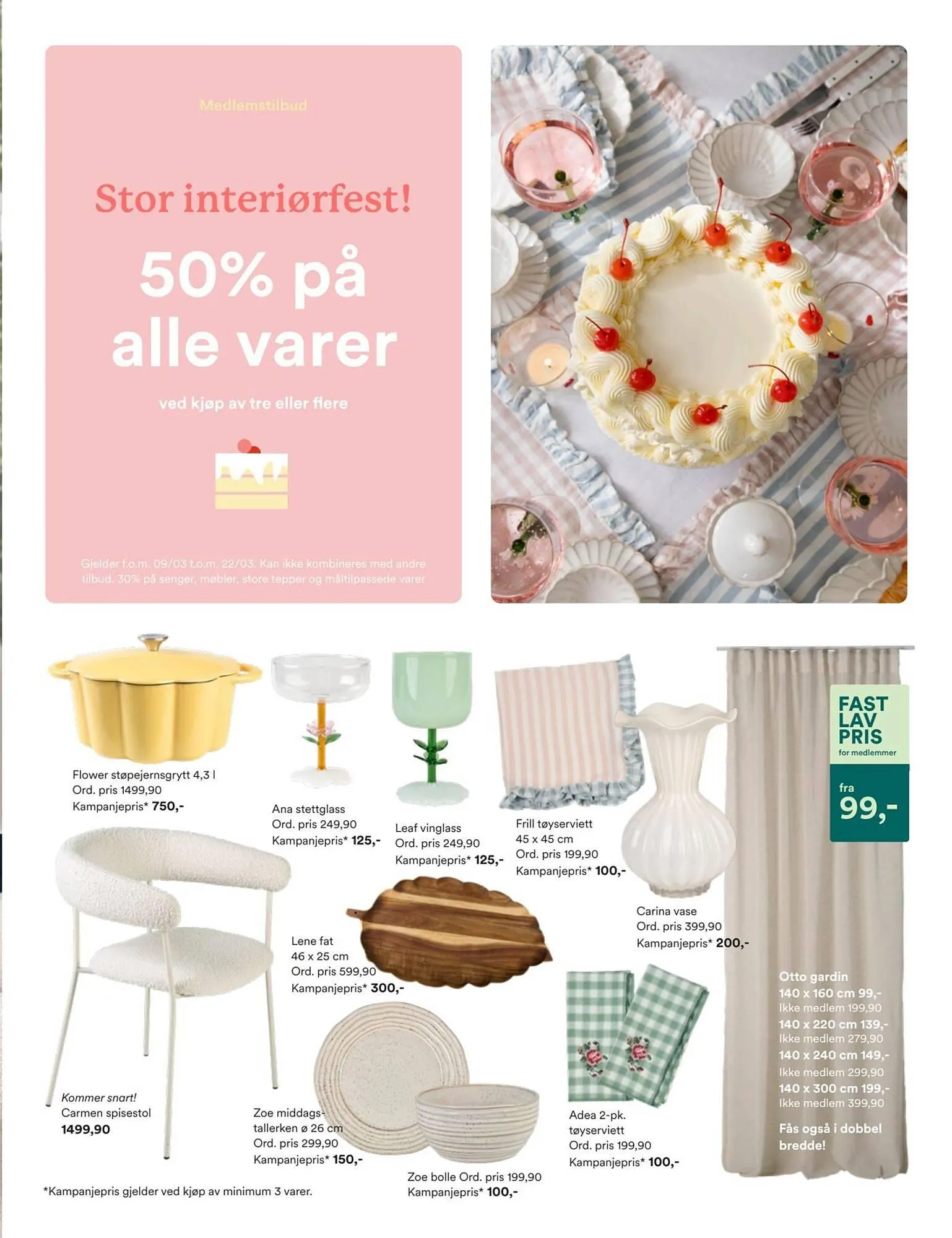 Kid Interiør kundeavis fra 15. mars til 23. mars 2026 - kundeavisside 3