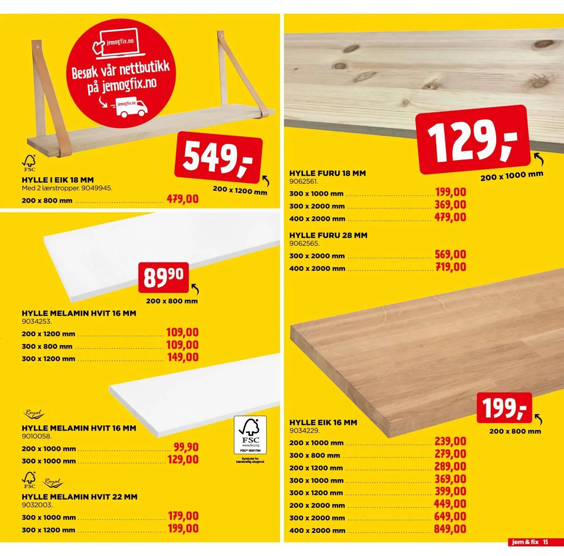 Jem & fix kundeavis fra 9. november til 15. november 2025 - kundeavisside 15
