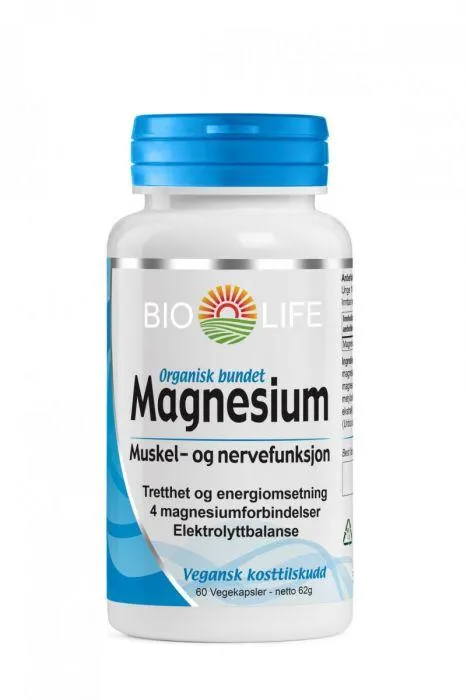 Bio Life Magnesium 60 kapsler