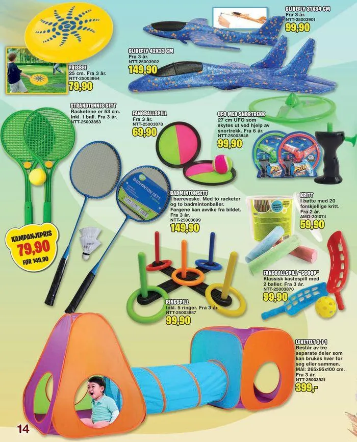 Sommerkatalog 2024 fra 14. juni til 28. juli 2024 - kundeavisside 14