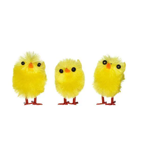 Chenillekyllinger mini Gule