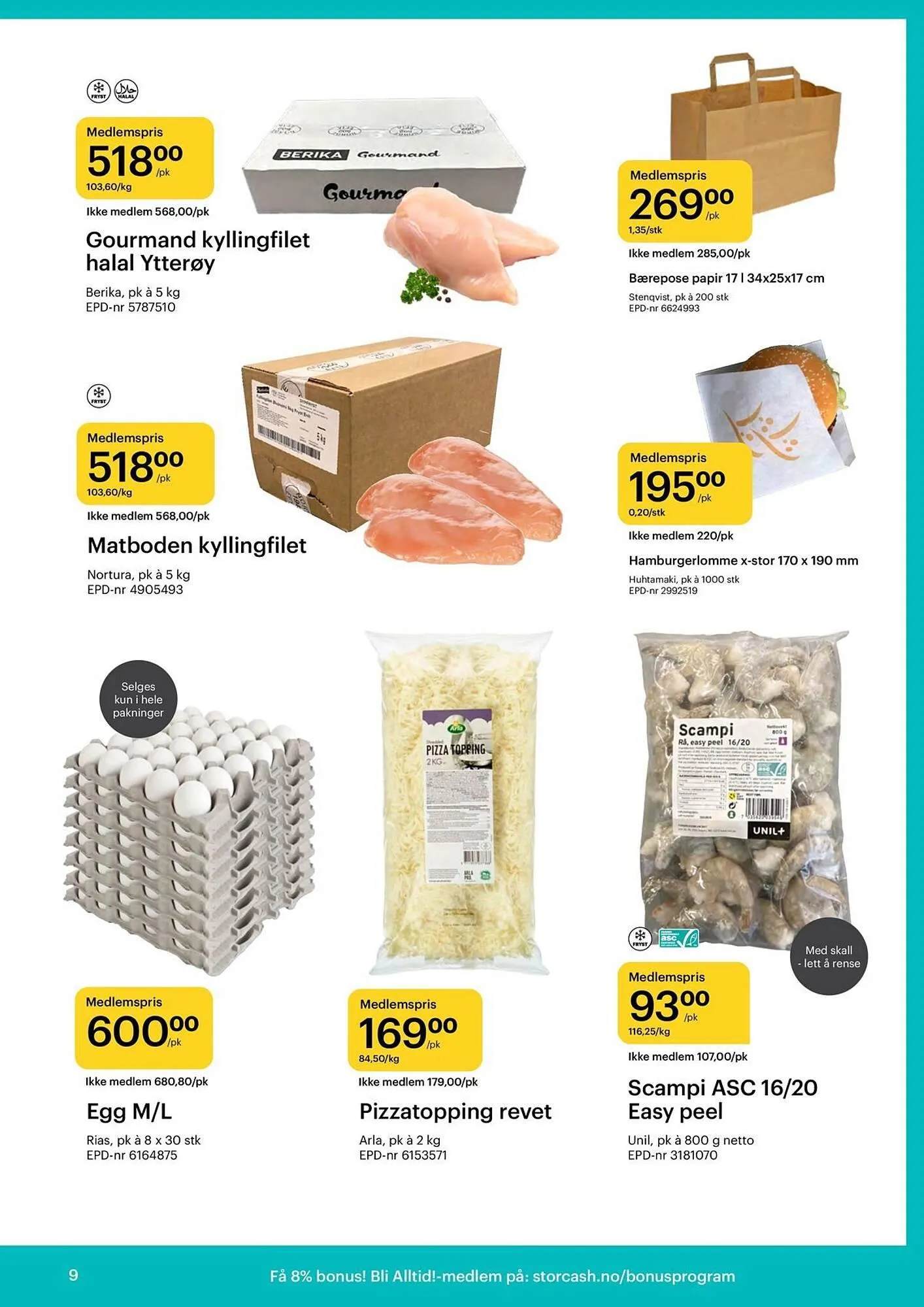 Storcash kundeavis fra 13. oktober til 8. november 2025 - kundeavisside 9