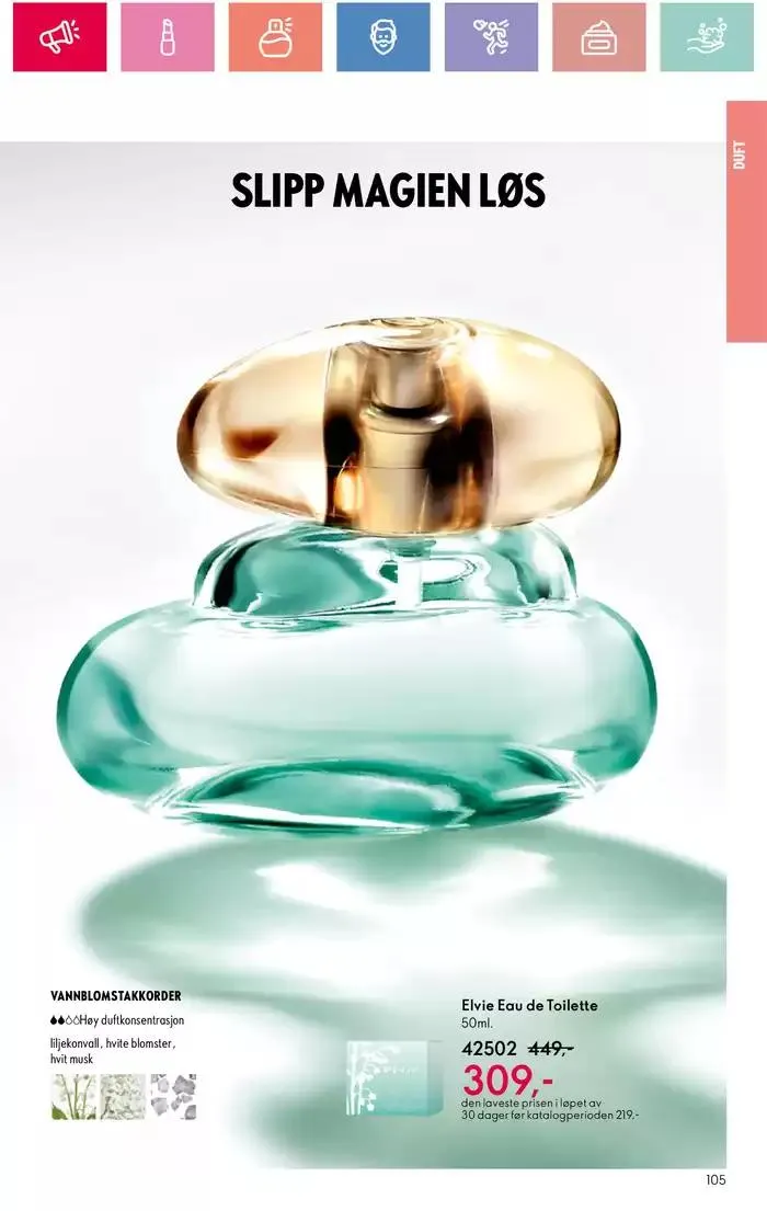 ORIFLAME Kundeavis fra 5. januar til 12. januar 2025 - kundeavisside 105