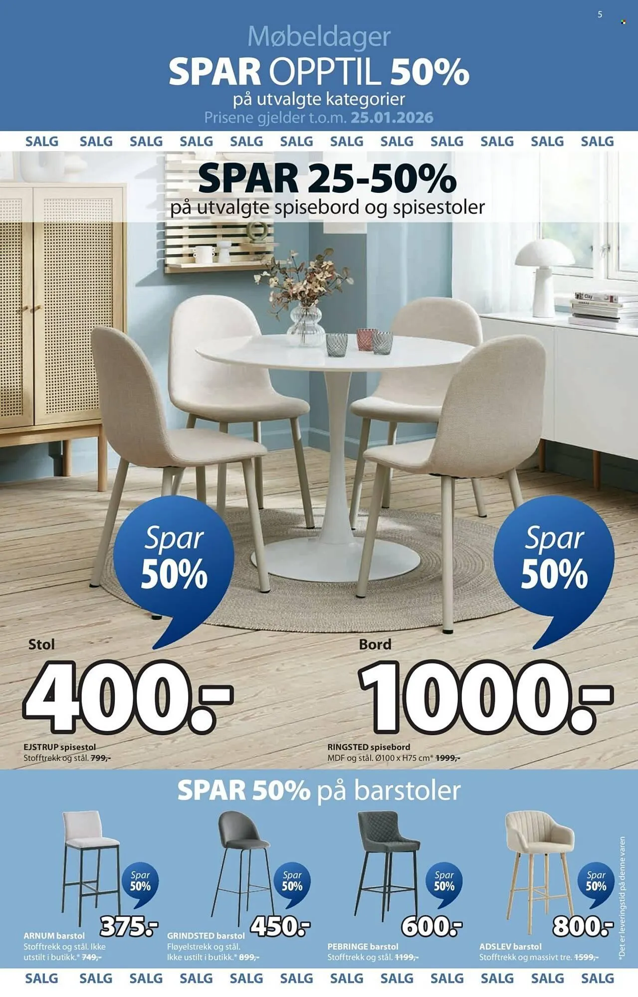 JYSK kundeavis fra 24. desember til 10. januar 2026 - kundeavisside 5