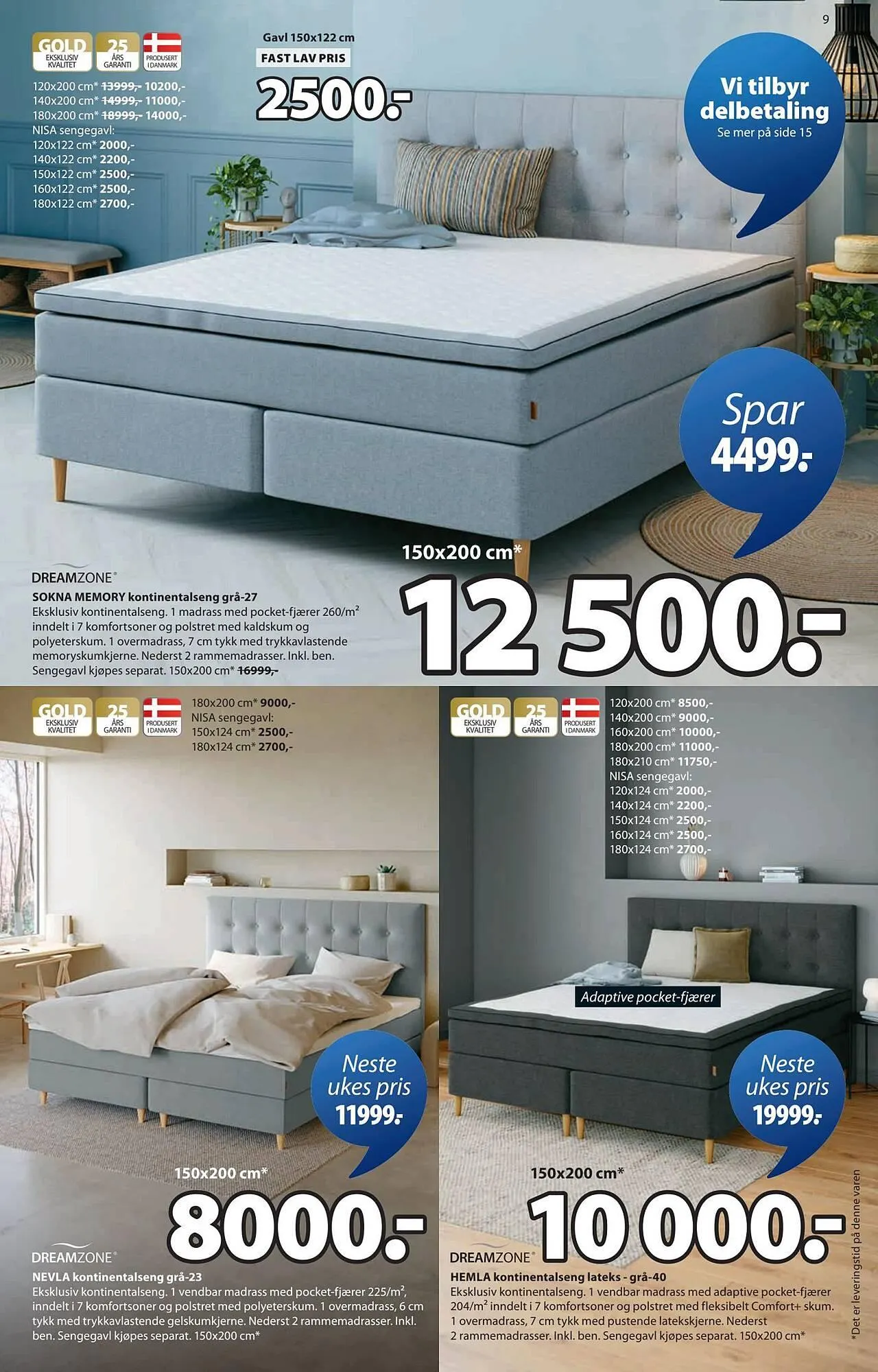 JYSK kundeavis fra 2. mars til 8. mars 2026 - kundeavisside 9