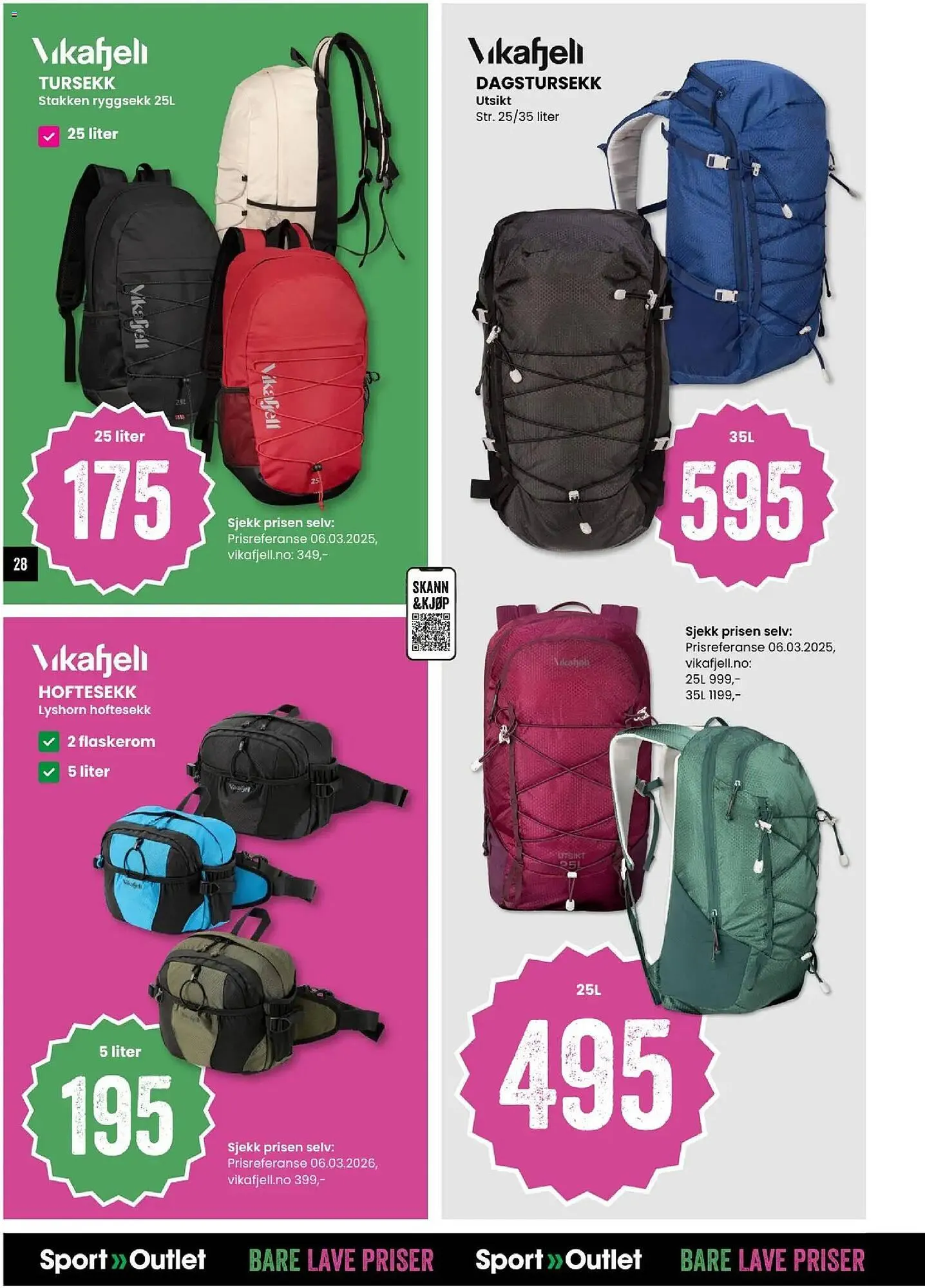 Sport Outlet kundeavis fra 24. mars til 6. april 2026 - kundeavisside 28