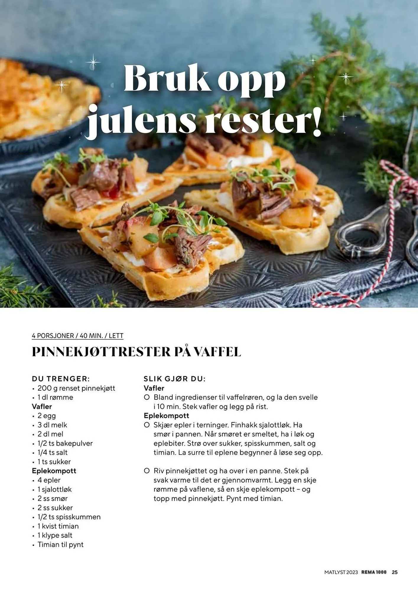 Rema 1000 Kundeavis fra 1. desember til 31. desember 2025 - kundeavisside 25