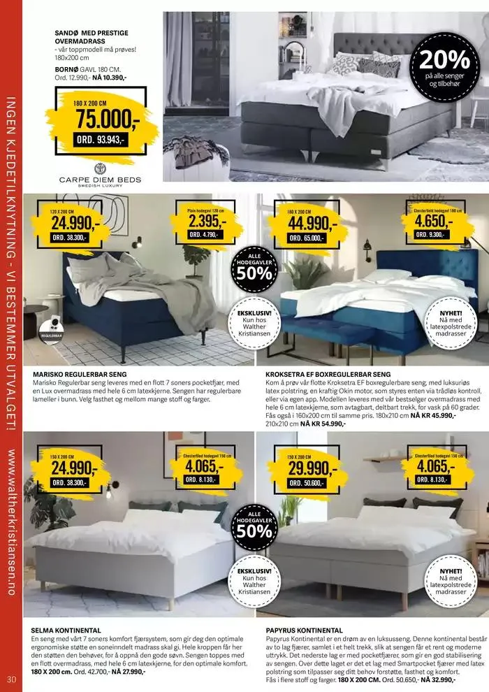 Gratis frakt og montering fra 28. februar til 14. mars 2025 - kundeavisside 30