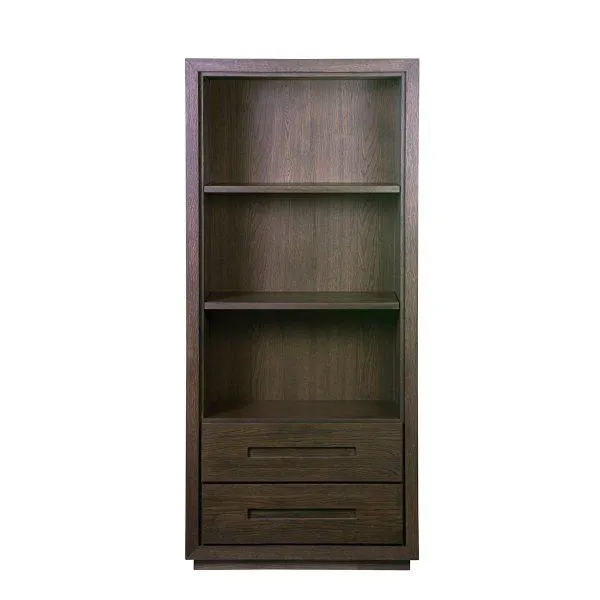 Geilo bokhylle (røkt eik – 90x35x200)