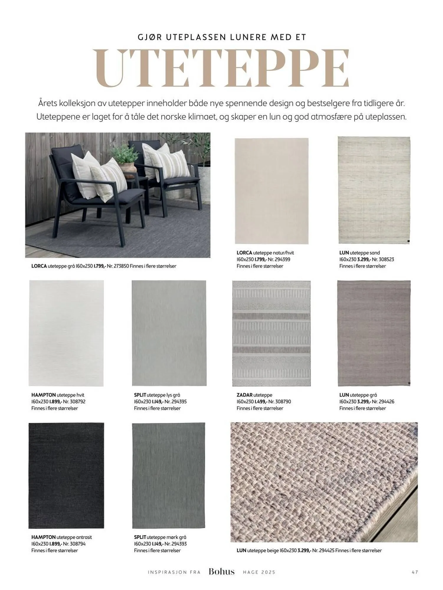 Bohus Kundeavis fra 28. februar til 31. august 2025 - kundeavisside 47