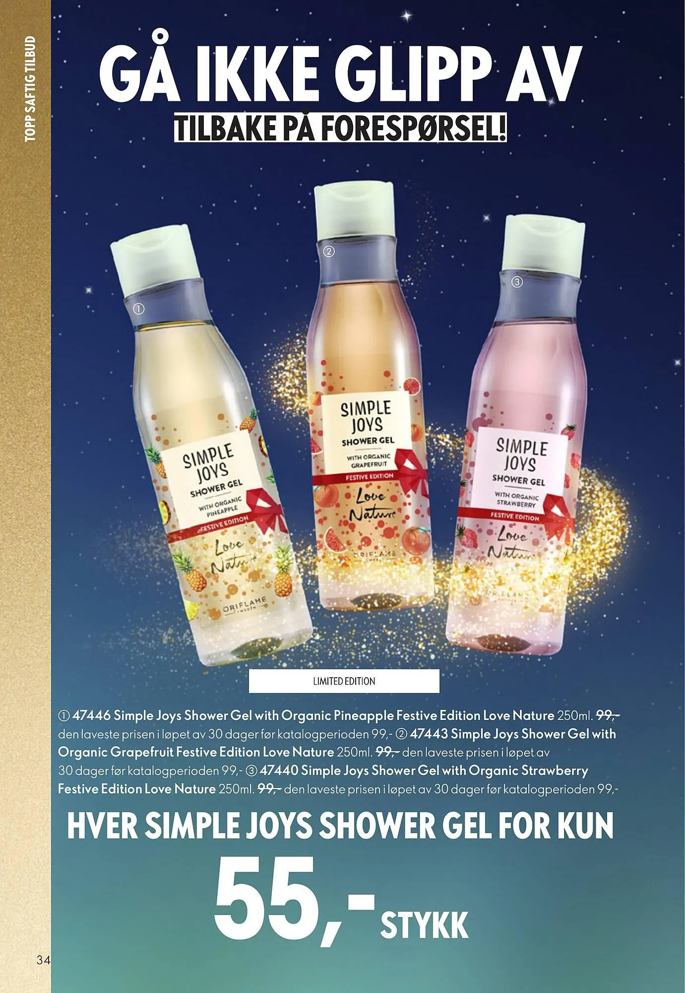 Oriflame katalog fra 2. desember til 9. desember 2025 - kundeavisside 34