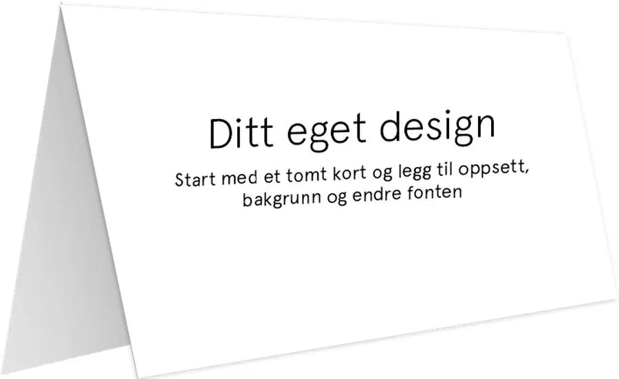 Bordkort | Ditt design