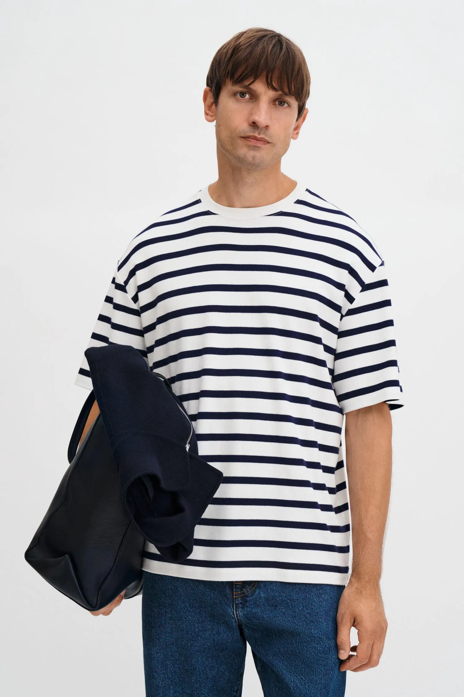 Striped Crewneck Tee