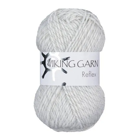 Viking Garn Reflex 50 g hvit 400