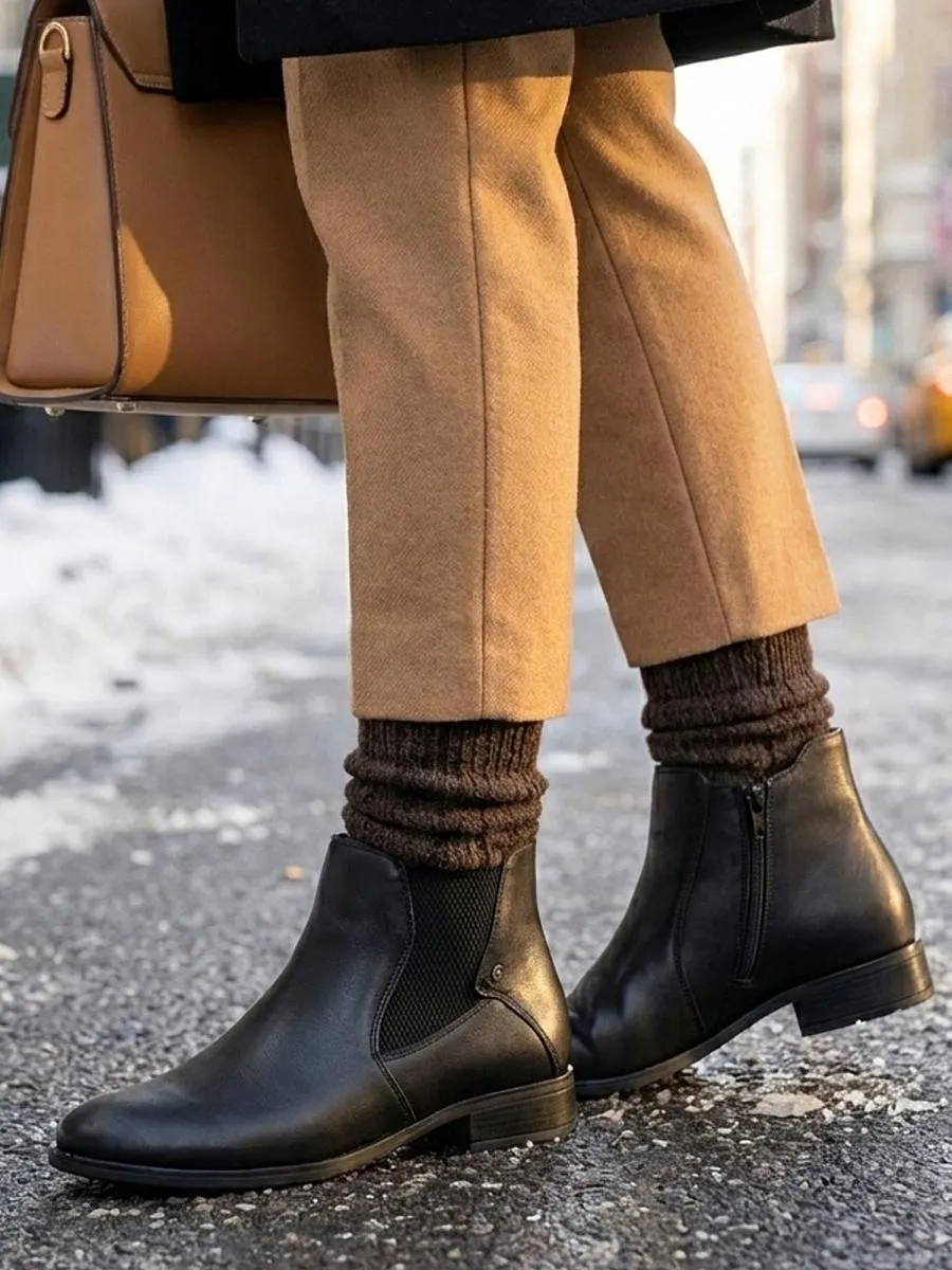 Belluno Ankel Boot Black