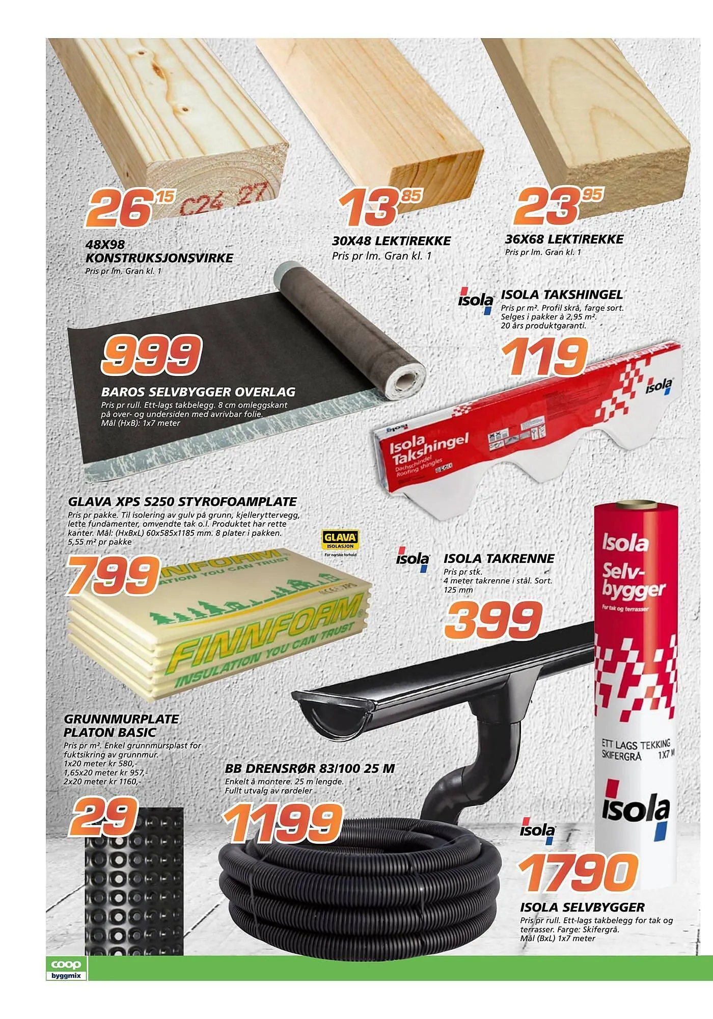 Coop Byggmix Kundeavis fra 22. juli til 5. august 2023 - kundeavisside 6