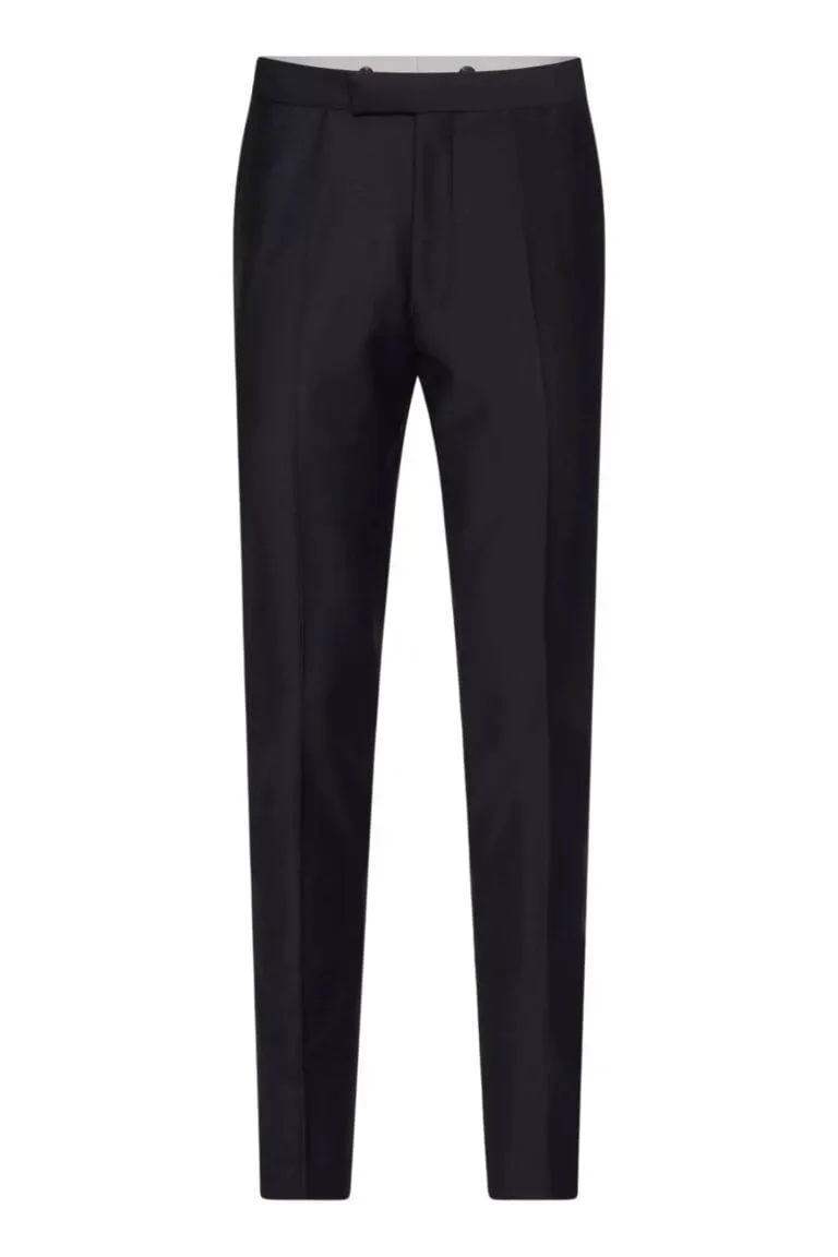 Denz Tuxedo Trousers – Mørk Blå
