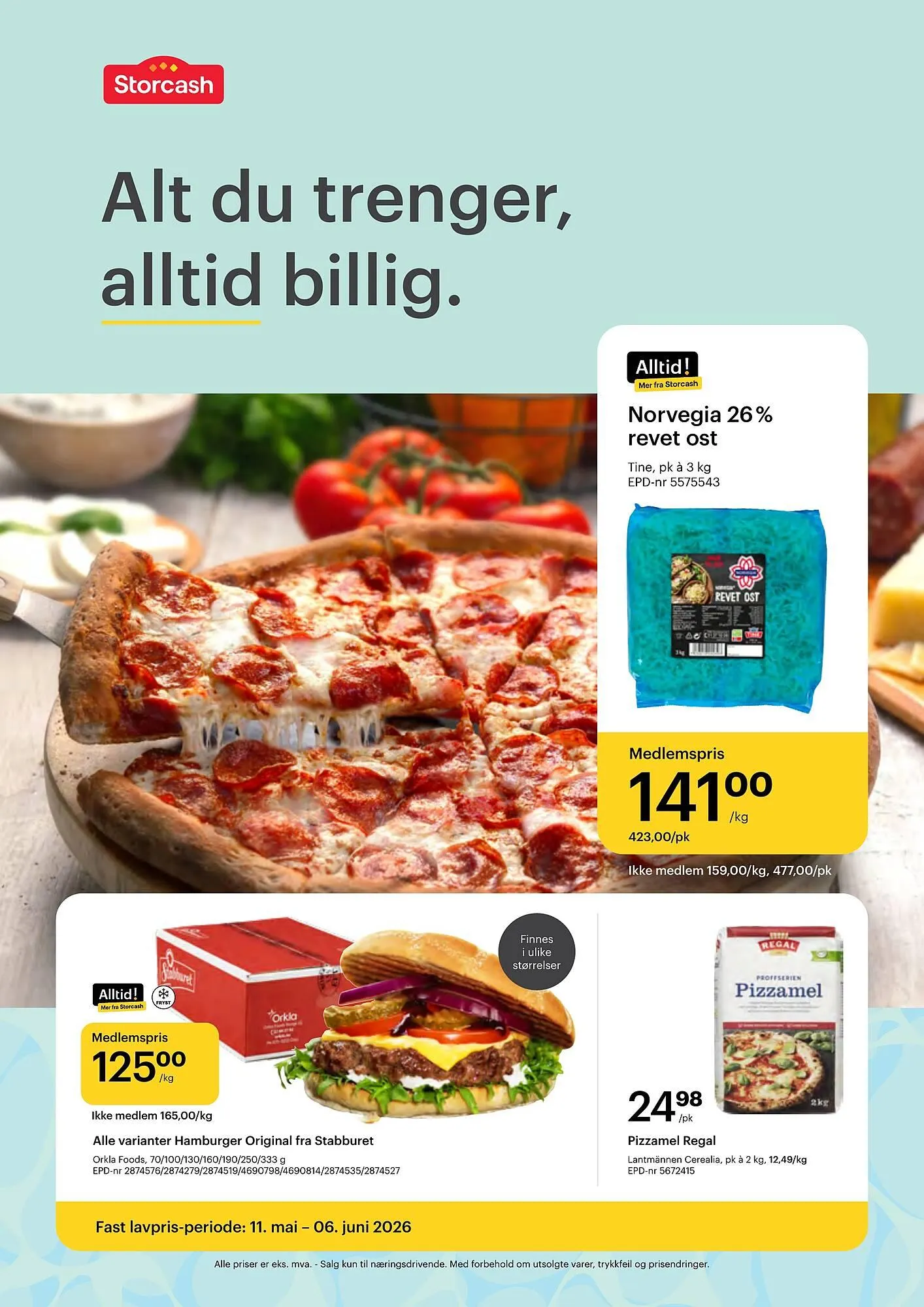 Storcash kundeavis fra 11. mai til 6. juni 2026 - kundeavisside 1