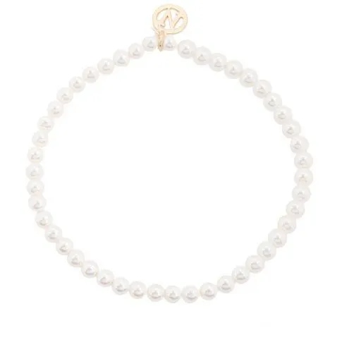 Pearl plain brace White