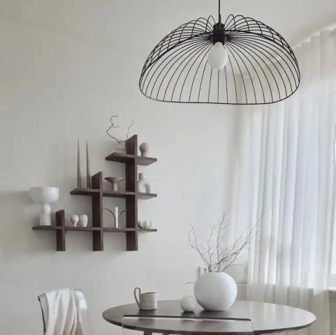 Aston taklampe Sort 75 cm