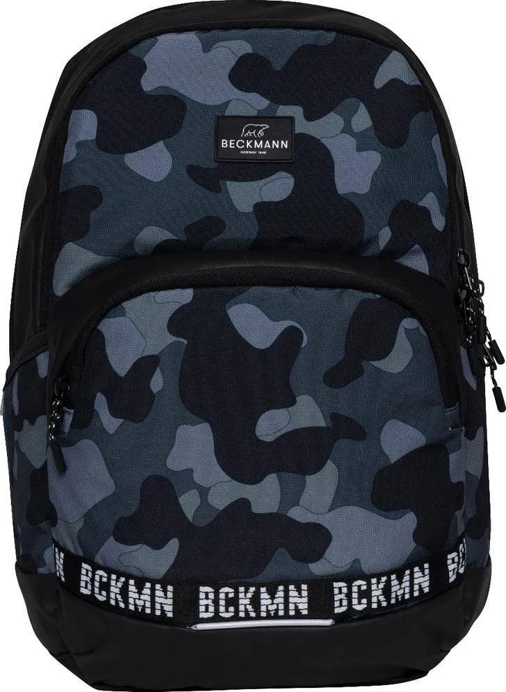 Skolesekk 2.7-kl Camo Sport Junior 30L Beckmann