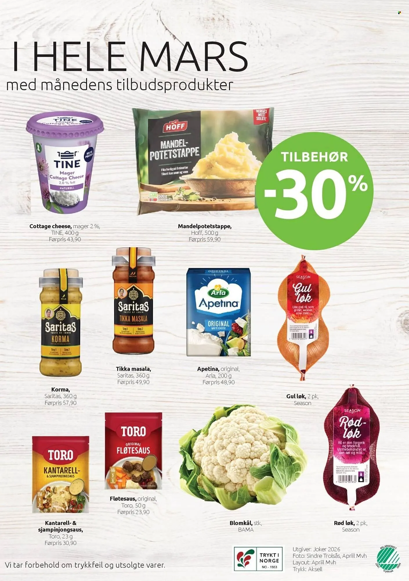Joker kundeavis fra 1. mars til 31. mars 2026 - kundeavisside 3