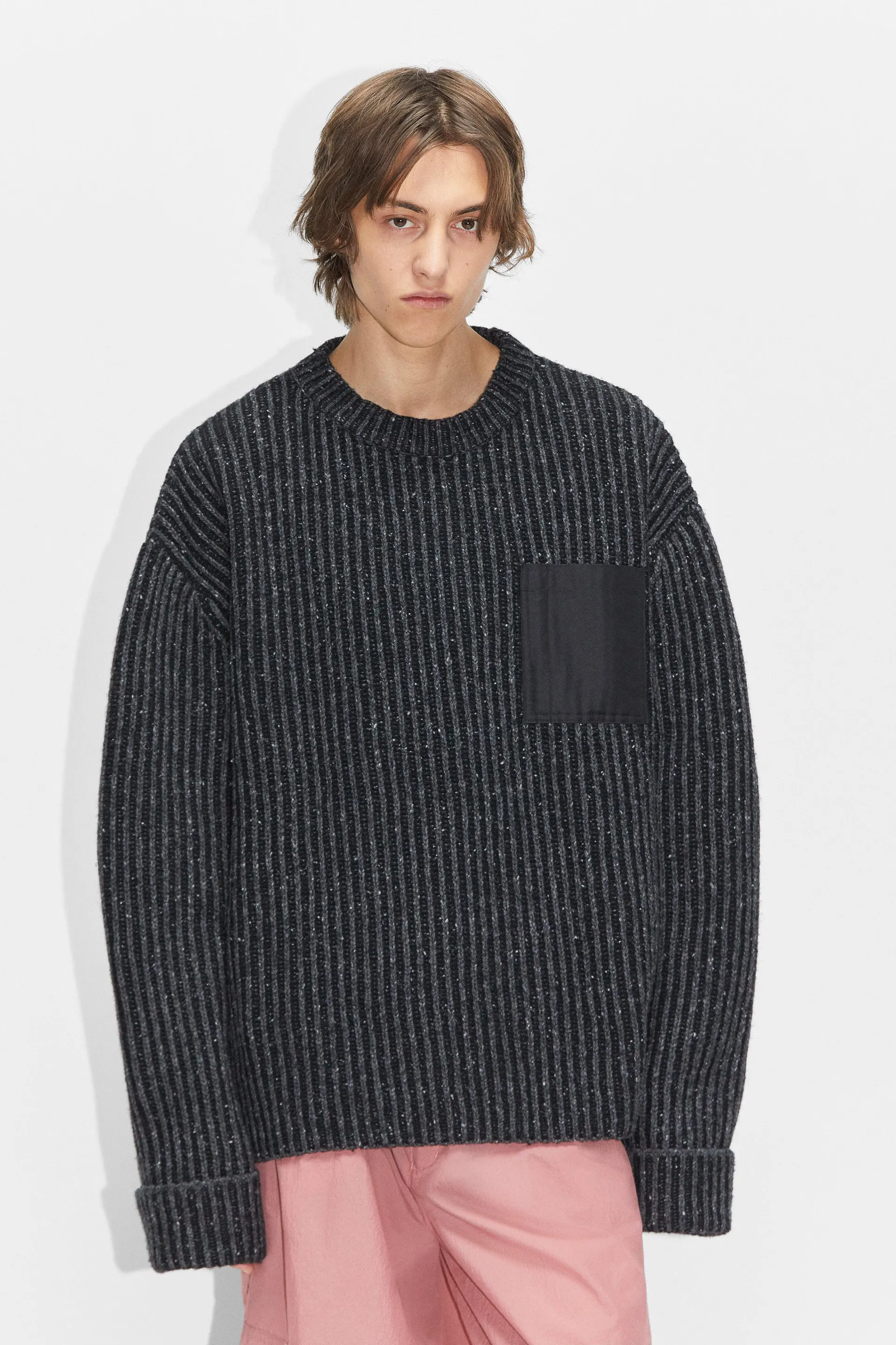 Heavy Rib-knit Sweater