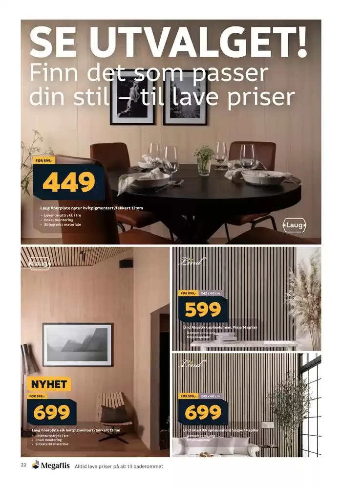Megaflis Kundeavis fra 22. oktober til 5. november 2024 - kundeavisside 22