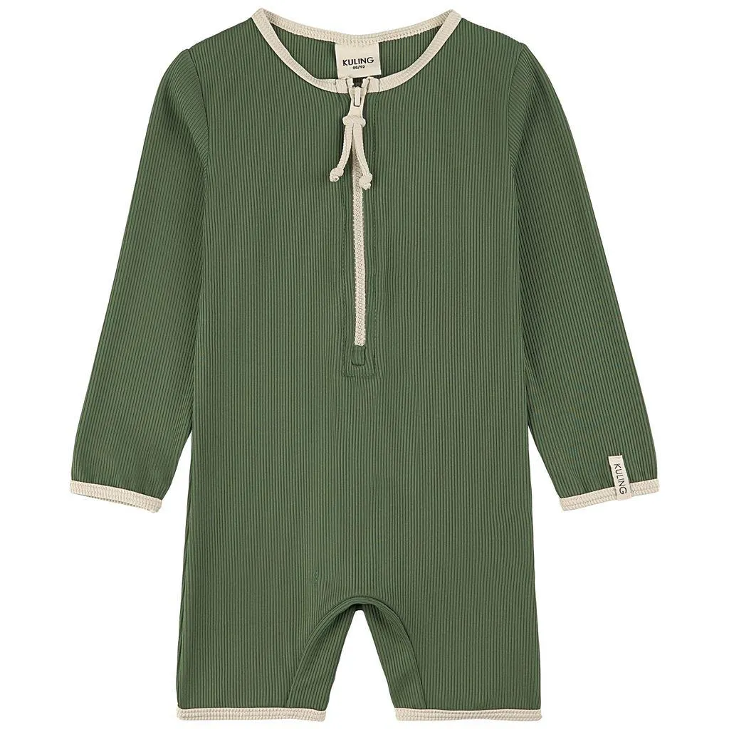 Paros UV-drakt Mosegrønn