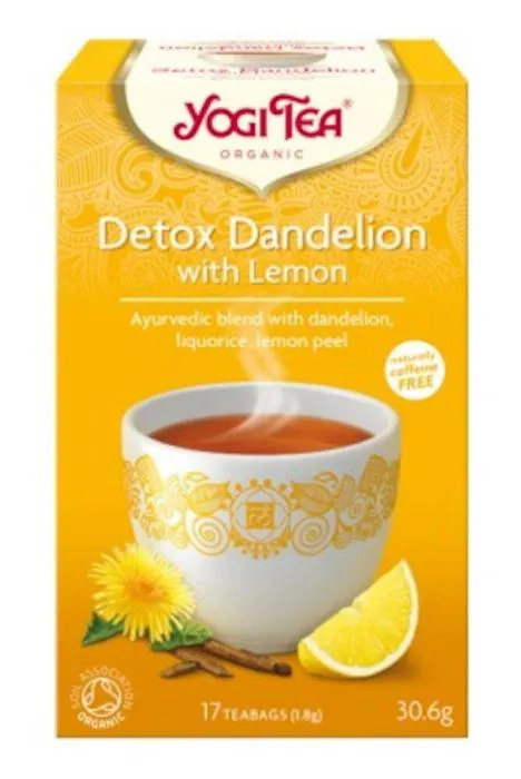Yogi Te detox dandelion med sitron