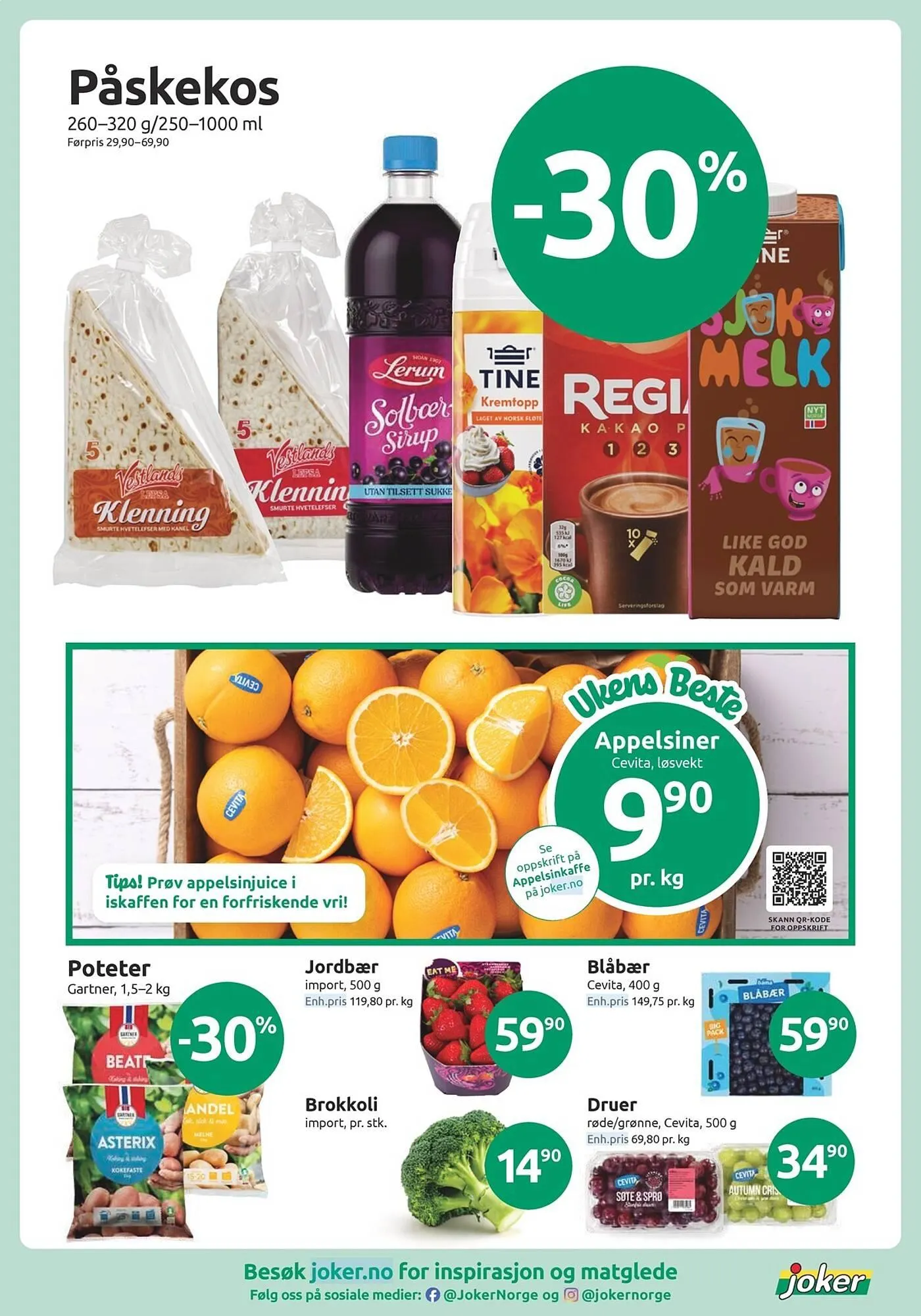 Joker kundeavis fra 29. mars til 5. april 2026 - kundeavisside 3