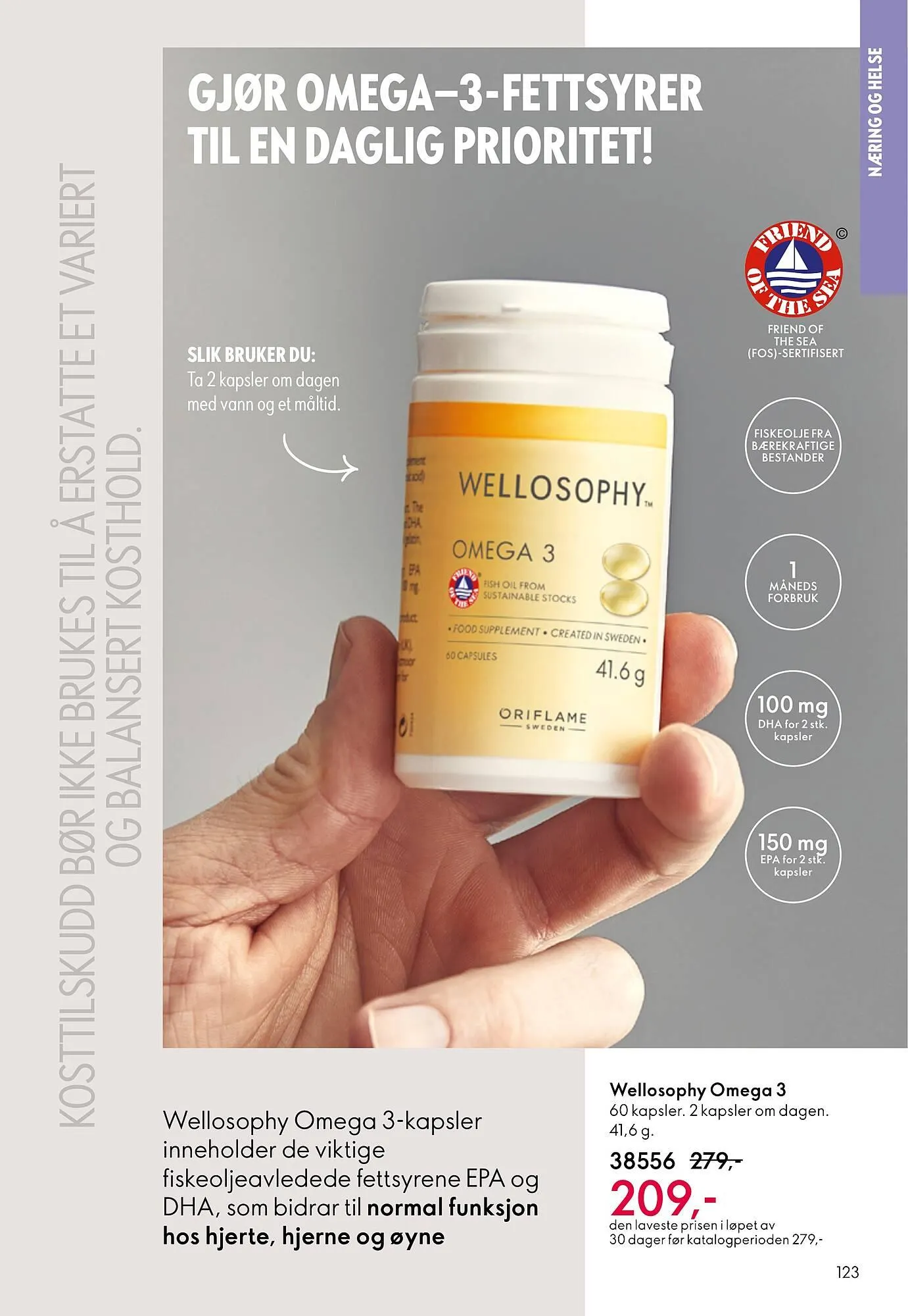 Oriflame katalog fra 11. mars til 31. mars 2026 - kundeavisside 123