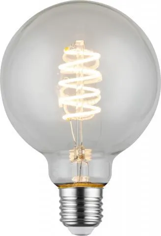 LED spiral globe E27 dimbar 4W Klar 9,5cm