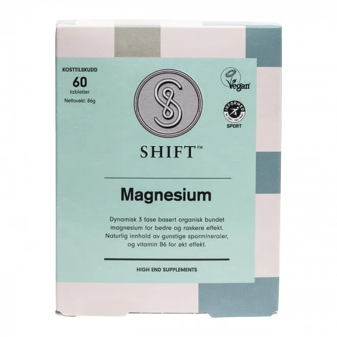 SHIFT Magnesium 60 tabletter