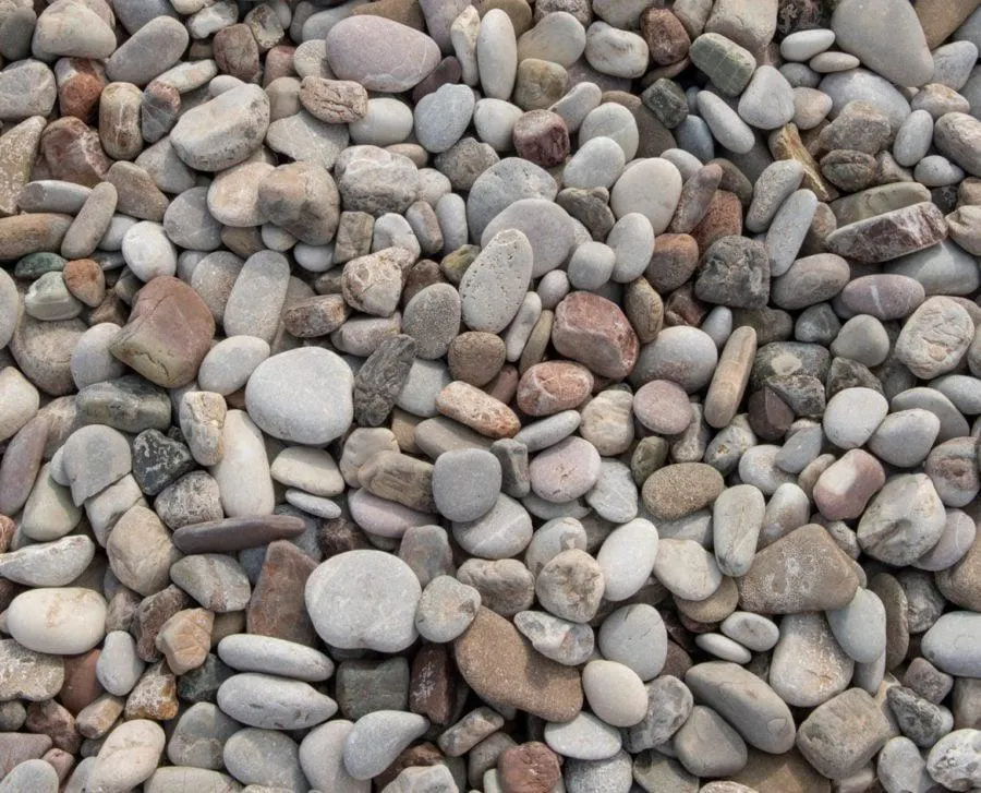 Pyntestein River 3-6cm 20kg sekk