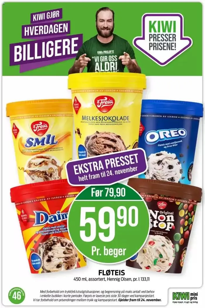 Kiwi Kundeavis fra 11. november til 17. november 2024 - kundeavisside 22
