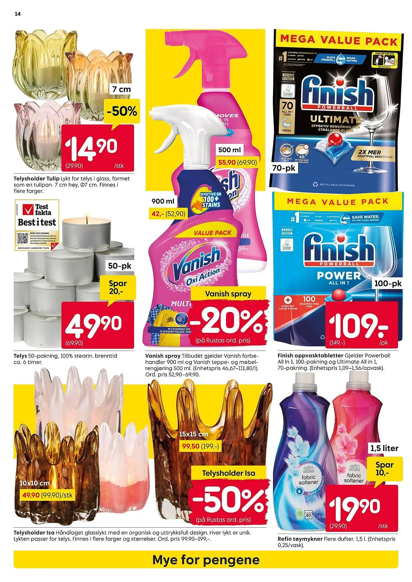 Rusta kundeavis fra 23. februar til 1. mars 2026 - kundeavisside 14