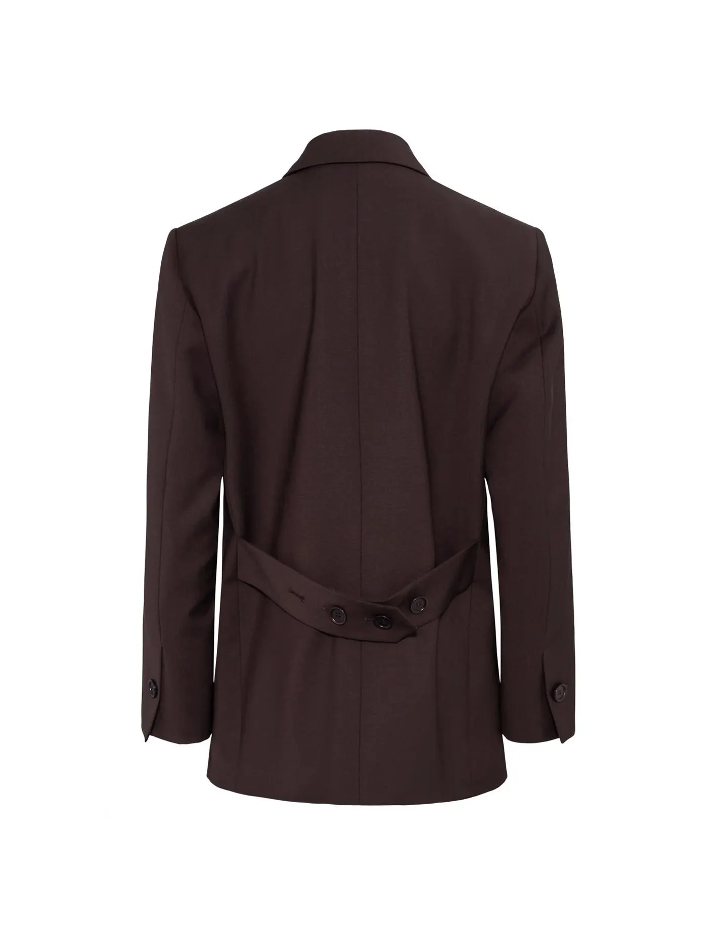 Girona Wool Blazer Aubergine