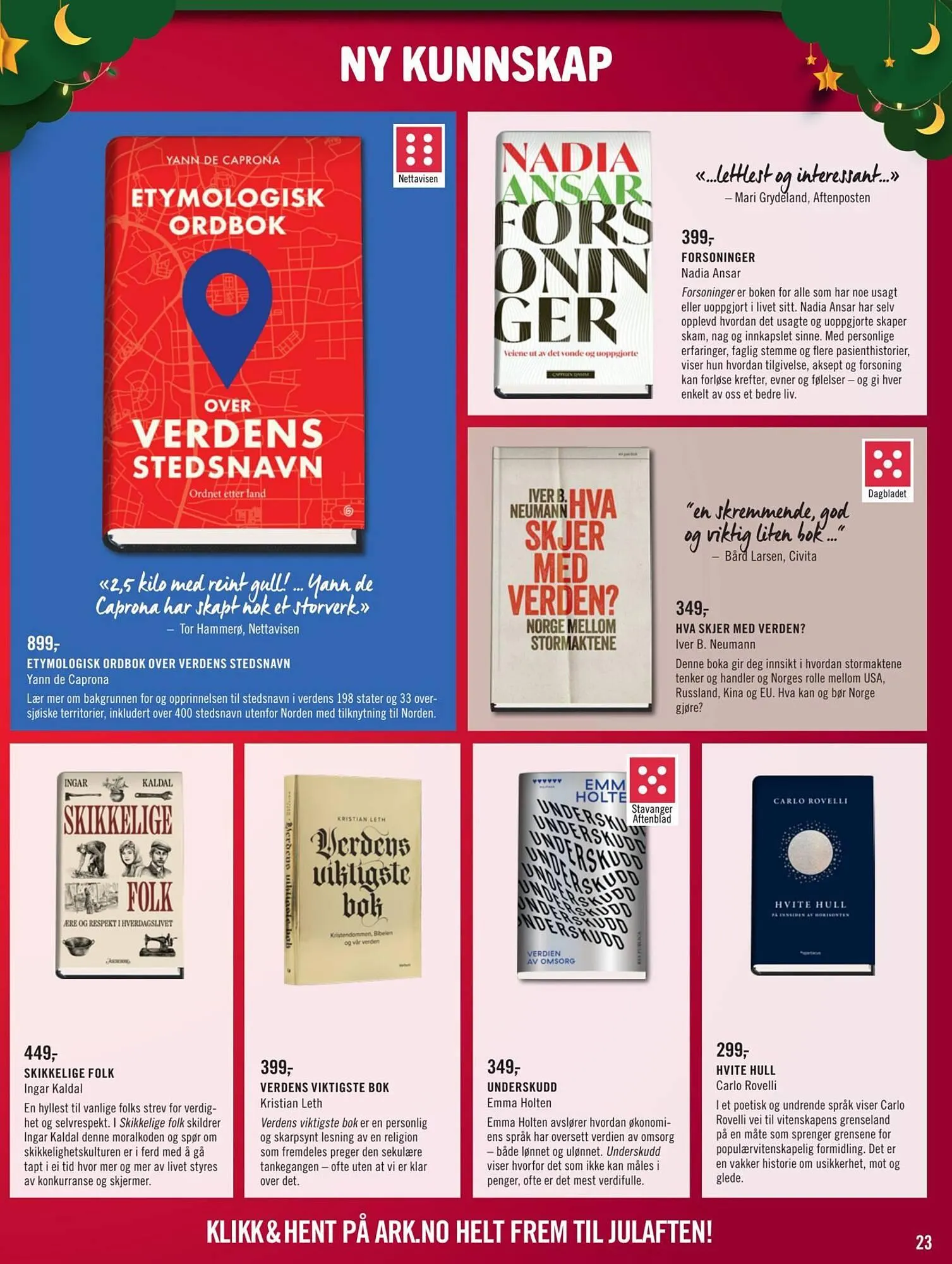 Ark Bokhandel kundeavis fra 1. desember til 25. desember 2025 - kundeavisside 23