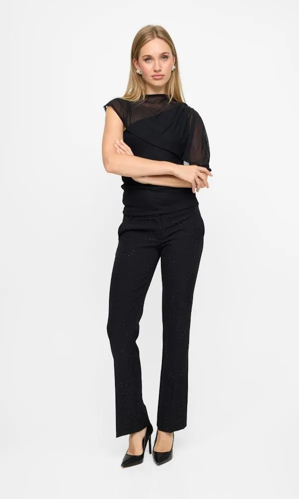 Vera Embellished flare dressbukse