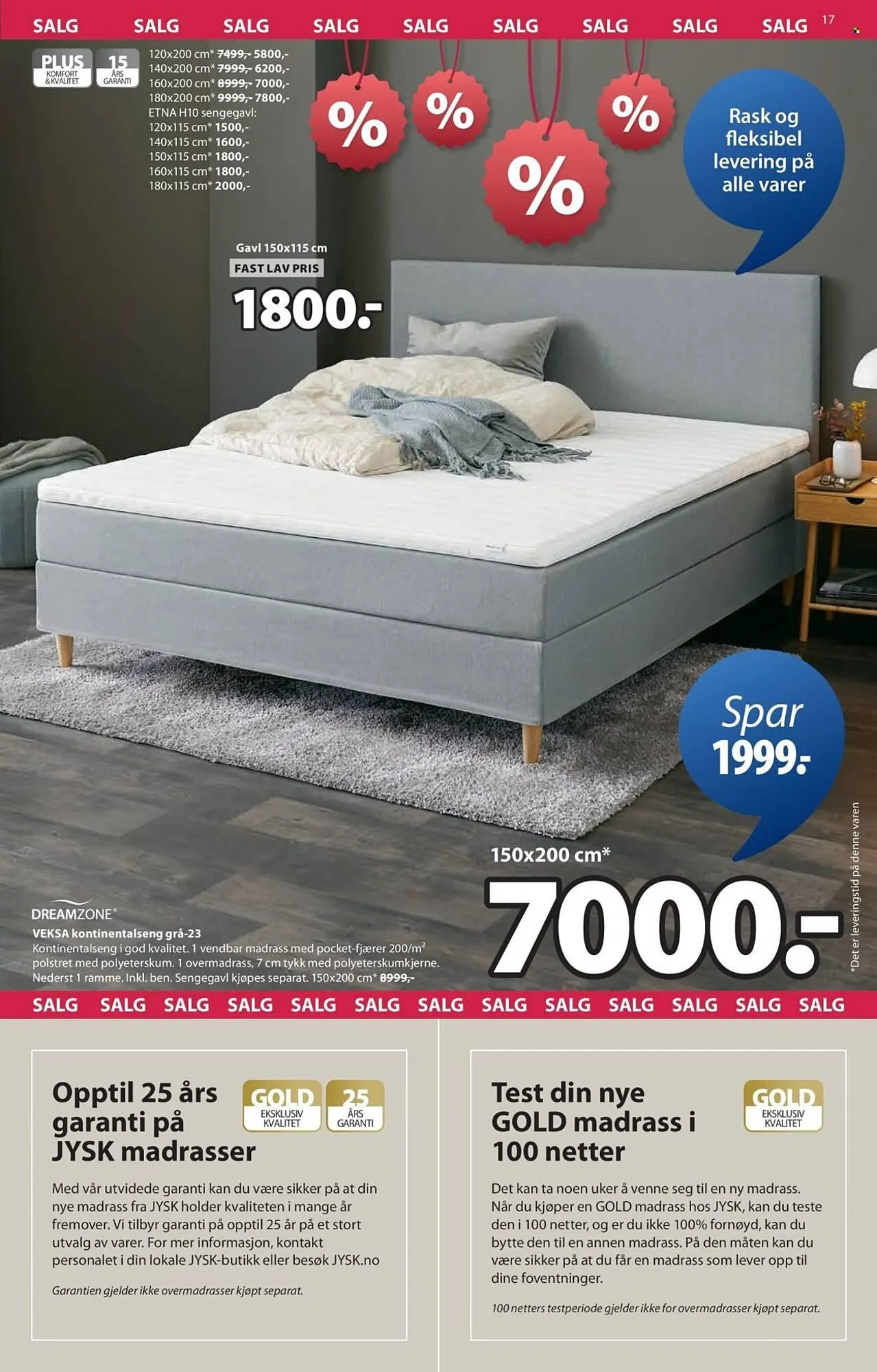 JYSK kundeavis fra 24. desember til 10. januar 2026 - kundeavisside 17