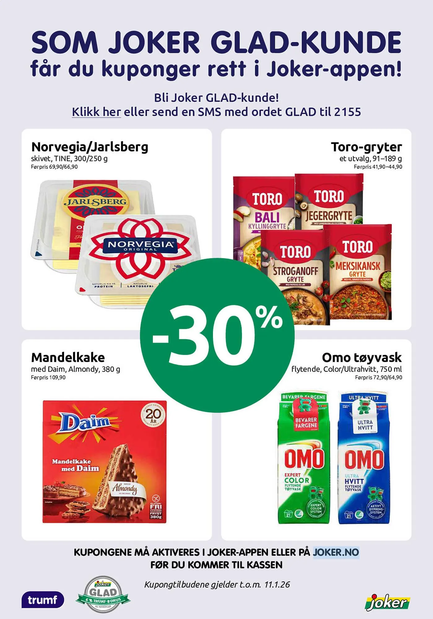 Nærbutikken kundeavis fra 1. januar til 31. januar 2026 - kundeavisside 22