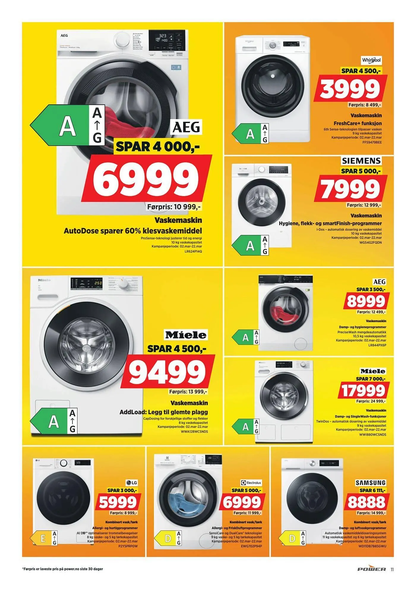 POWER kundeavis fra 2. mars til 8. mars 2026 - kundeavisside 11