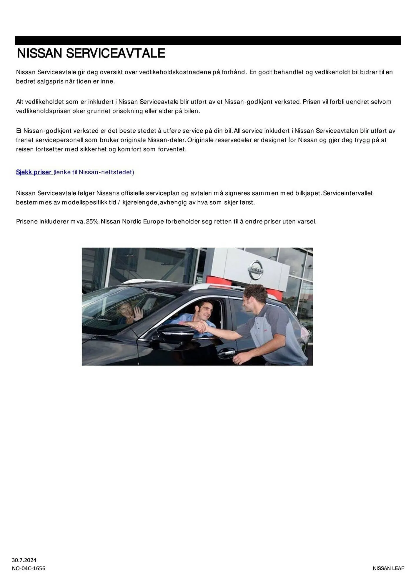 Nissan Kundeavis fra 31. juli til 31. juli 2025 - kundeavisside 15